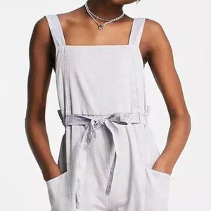 ASOS DESIGN acid wash overall jumpsuit